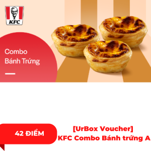 [UrBox Voucher] KFC Combo Bánh trứng A 